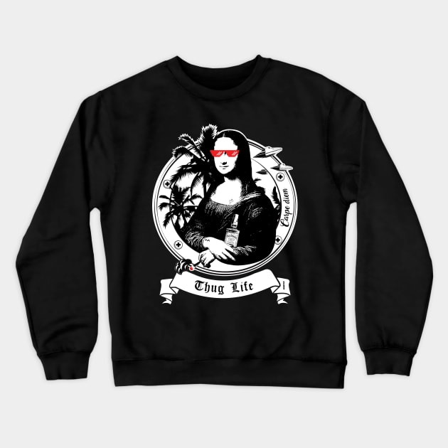 Mona Thug Life Crewneck Sweatshirt by KOMPLO